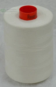 Rasant 50 Thread 5000m Cone, Polyester Cotton Thread, Colour 3000 Off White - Imagen 1 de 1