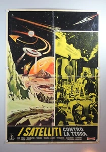 1961 I SATELLITI CONTRO LA TERRA Italian Movie Poster  27x38" A02-12-16 - Picture 1 of 7