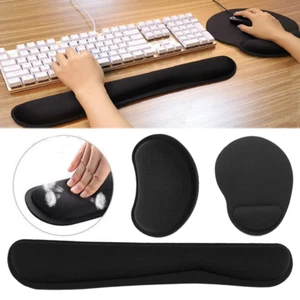 Ergonomic Keyboard Wrist Rest Pad Mouse Gel Wrist Rest Support Soft Memory Foam - Picture 1 of 17