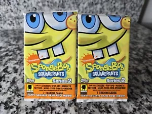 SpongeBob SquarePants Series 2 Trading Cards 2 Sealed Packs Topps 2009 RARE - Picture 1 of 4