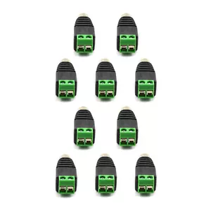 10X New Speaker Wire Cable To Audio Female RCA Connector Adapter Jack Plug a - Picture 1 of 13
