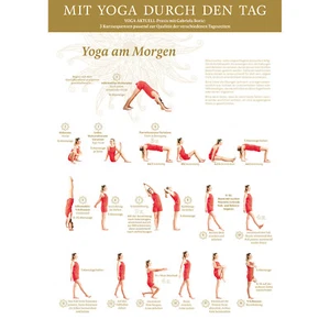 Mit Yoga Durch Den Tag Poster A4 von Yoga Verlag - Bild 1 von 3