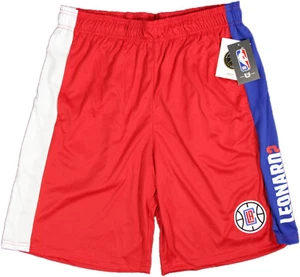 NBA Los Angeles Clippers Shorts- NEW- Kawhi Leonard #2- long length USA stripes - Picture 1 of 3