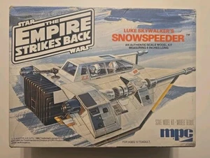 Vtg 1989 ERTL MPC 8" Model Kit Empire Strikes Back Luke Skywalker's Snowspeeder - Picture 1 of 2