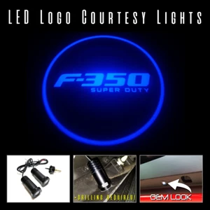 2 Door Retrofit LED Puddle Light Kit Ghost Shadow for F-350 - Blue - Foto 1 di 6