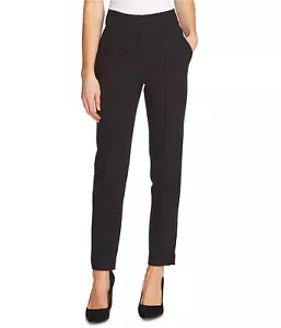 Vince Camuto Damen Stretch Pintuck Anzughose schwarz Größe 0 27x28 B4HP 89 $ - Bild 1 von 3