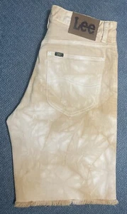 Pantalones Cortos LEE Preline Muestra Para Hombre Naranja Dreamsicle Tie-Dye "se ajustan como 30x9.5" Nuevos con Etiquetas - Imagen 1 de 13