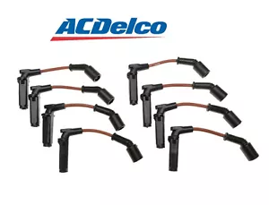9748RR AC Delco Spark Plug Wires Set of 8 New for Chevy Express Van Suburban - Foto 1 di 1