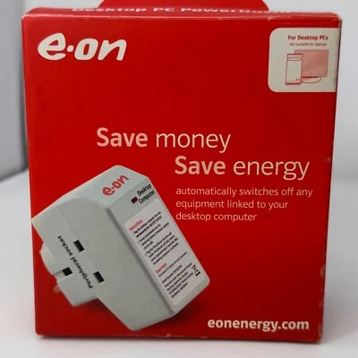 E-on Power Down Energy Saving Socket Surge Protection (Plug PC Desktop Computer) - Image 1 of 4