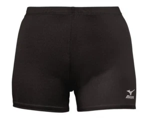 NEW! MIZUNO VORTEX DRYLITE WOMEN'S VOLLEYBALL SPANDEX, 4" INSEAM, BLACK, XS - Picture 1 of 1