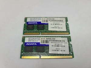 Adata 8GB (2x4GB) DDR3 1600MHz Laptop Ram Memory | AM1U16BC4P2-B19H | Tested! - Picture 1 of 3