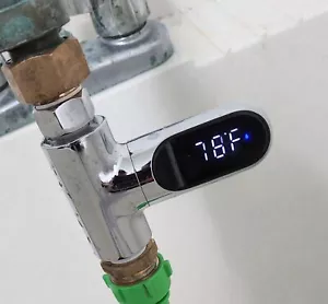 Garden Hose Thermometer Water Temperature Gauge Filling Fish Tanks Aquariums F/C - Picture 1 of 11