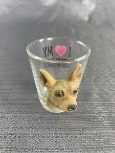 I Love My Chihuahua 1 Unze Schnapsglas - Bild 1 von 13