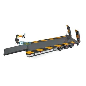 Metal Heavy CNC 3Axle Trailer Tail Lamp Lights For Tamiya 1/14 RC Tractor Truck - Picture 1 of 10