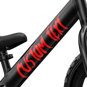 2x Calcomanía Personalizada Marco de Bicicleta Texto Letras Pegatina BMX Bicicleta de Montaña V27 - Imagen 1 de 2