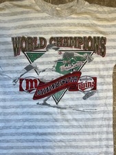 Minnesota Twins 1991 American League Champions T-Shirt (XL) Vtg World Series MLB