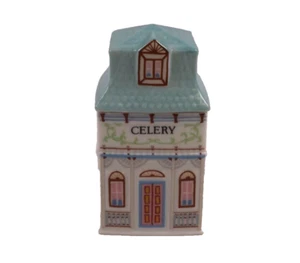 The Lenox Spice Village Vintage Celery Jar 1989 Great Shape - Picture 1 of 6