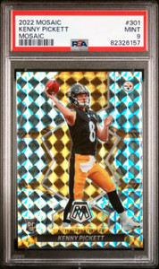 2022 Panini Mosaic Kenny Pickett Rookie #301 PSA 9 | Arpin Mint Cards