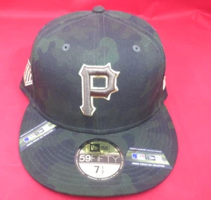 Pittsburgh Pirates Armed Forces Day (2019?) Cap New Era 59Fifty Fitted 7 1/2 - Picture 1 of 5