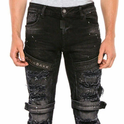 Pantalones de mezclilla para hombre Cipo & Baxx SNIPER CD555 todas las tallas Foto 1 de 4