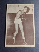 1940 Wittone Tonic Joe Louis Boxing Card. Fair