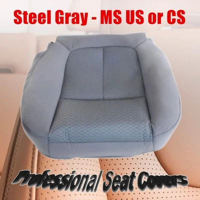 Cubierta de asiento de tela gris para parte inferior del conductor Ford F150 XLT 2011 2012 2013 2014 Foto 1 de 4