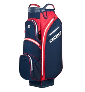 Ogio All Elements Silencer Cart Bag RED WHITE BLUE 25 - Picture 1 of 6