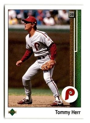 1989 Tommy Herr Upper Deck - Philadelphia Phillies - Image 1 of 2