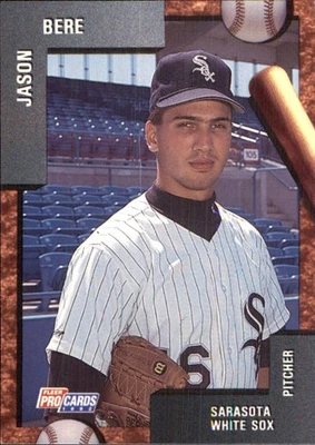 Jason Bere 1992 Fleer ProCards #198 RC Sarasota White Sox *AutographDen* - Imagem 1 de 2