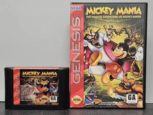 Mickey Mania: The Timeless Adventures of Mickey Mouse Sega Genesis *READ* - Picture 1 of 11