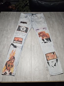 💥Sugarhill Denim Jeans Anime Größe 36" x 30" - Bild 1 von 14