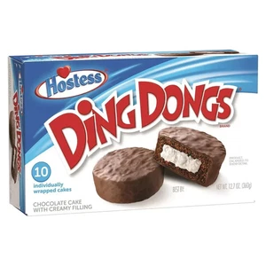 Hostess Ding Dongs Choc 10 Pack 12.7oz(360g) Full Box * USA - Picture 1 of 2