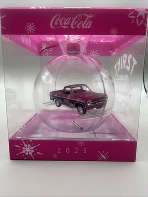 M2 Machines 2025 Coca-Cola Ornaments - 1976 GMC Sierra Grande 15 - Image 1 of 4