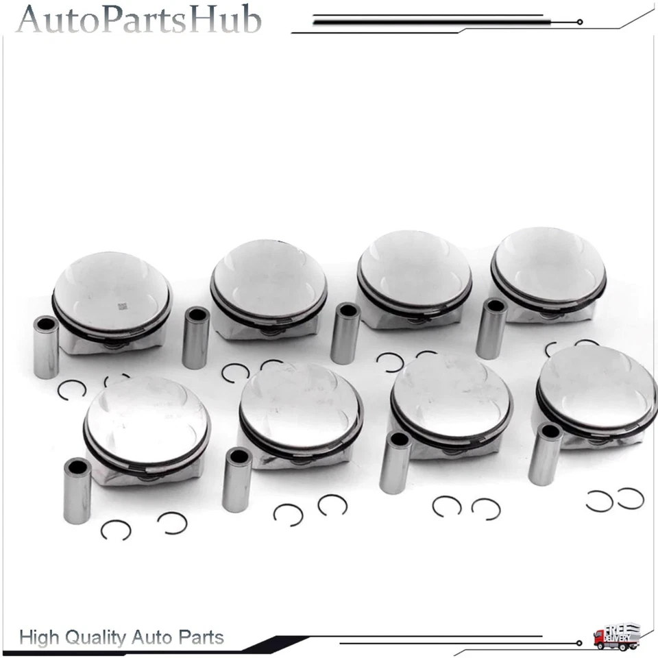 Juego de 8 anillos de pistón para Mercedes-Benz E500 G500 W211 W212 M273 W463 5,5 L Foto 1 de 3