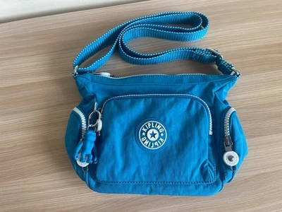 Kipling "Gabb" kleine Umhängetasche in Blau Robo Monkey Neu - Bild 1 von 2