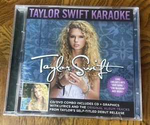 Taylor Swift-Karaoke (CD / DVD Combo, 2009, 2-Disc Set) Self-Titled Debut Album - Picture 1 of 6