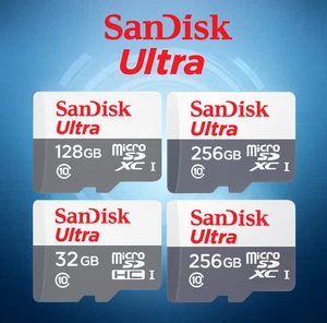 SanDisk Ultra Micro SD Memory Card Class 10 SDHC SDXC 32GB 64GB 128GB 256GB TF - Picture 1 of 73