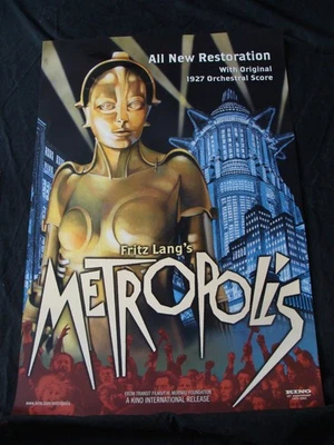 Fritz Lang Metropolis 25th Anniversary Movie Poster Original DS 27x40 One Sheet - Bild 1 von 4