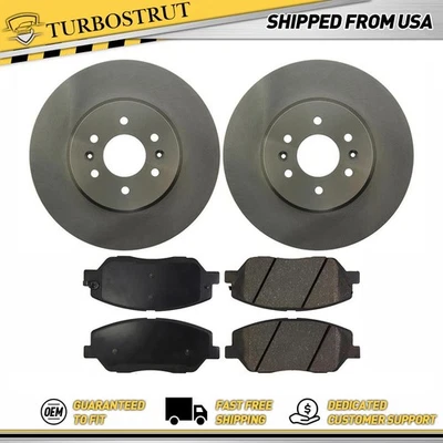 Front Centric OE Brake Pads and Rotors Brake Kit For 2009-2011 Kia Borrego - Image 1 of 4
