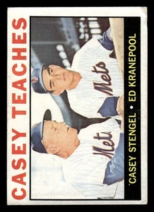 1964 Topps #393 Casey Teaches - VG-VGEX *TedsCardShack* - Picture 1 of 2