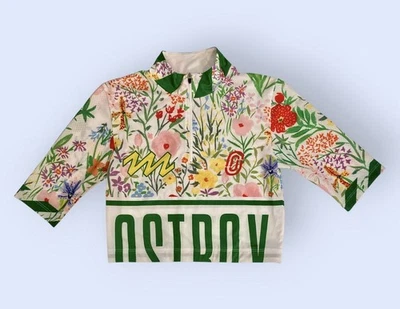 Camiseta de ciclismo recortada Ostroy para mujer minimalista talla L Italia Foto 1 de 2