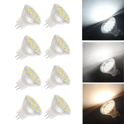 MR11 GU4 LED 3W 5W 7W Replace Halogen Spot Lamp Light Bulbs 12V  Cool White/Warm - Image 1 of 4