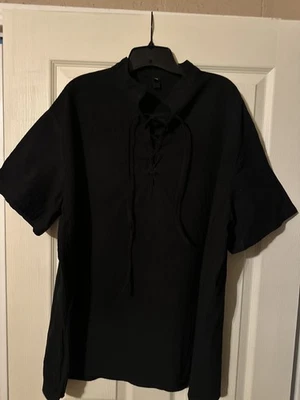 Camisa medieval de manga corta para hombre talla XXL Foto 1 de 4