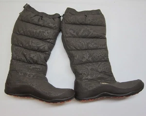 The North Face Damenstiefel US 10 braun gefüttert isoliert Gänsedaunen Nuptse Reißverschluss - Bild 1 von 11