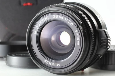 [Excelente como nuevo con capucha] Minolta M Rokkor 28 mm f2,8 para CL CLE Leica M de Japón Foto 1 de 4