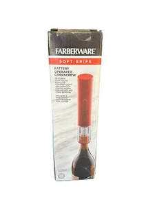 🌼Farberware Soft Grip Battery Operated Corkscrew New In Box - Picture 1 of 2