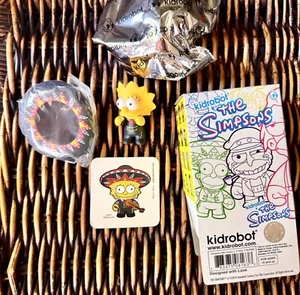 SIMPSONS x Kidrobot series 2 MARIACHI LISA complete never displayed 2009 RARE! - Picture 1 of 6