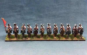 15 mm Siete Años Guerra pintado Comissaire Général Cavalerie francés FB23 - Imagen 1 de 12