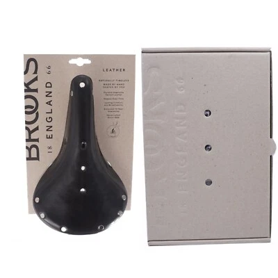 Asiento de bicicleta de carretera Brooks B17 estándar NEGRO/MARRÓN/MIEL de cuero Foto 1 de 2