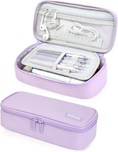 Pencil Case,Large Capacity Pencil Pouch,Aesthetic Zipper Pencil Box, Back to Sch - Picture 1 of 6